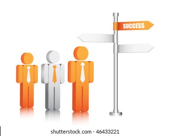 Illustration of business people