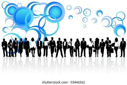 Illustration of business people