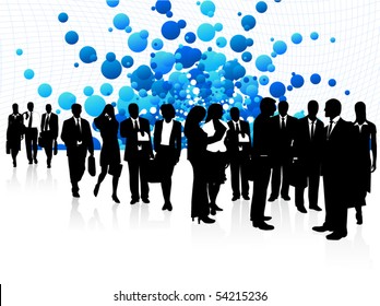Illustration of business people