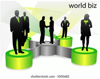 Illustration of business people
