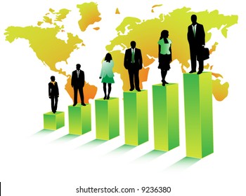 Illustration of business people