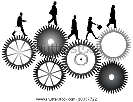 Illustration of business people