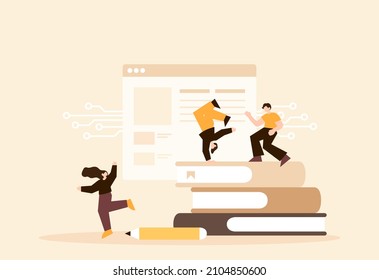 Illustration of business people design