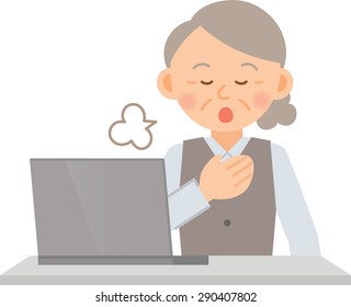 Illustration of business scene