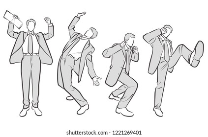 Illustration of the businessman