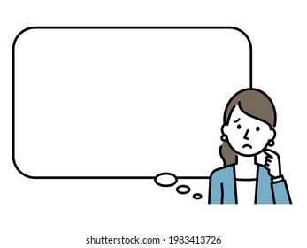Illustration of a businessman explaining the points.