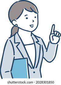 Illustration des Ausdrucks eines Geschäftsmanns