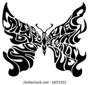 Illustration of butterflies.