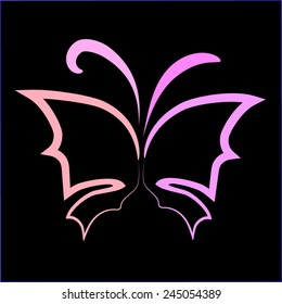 Illustration of butterfly 