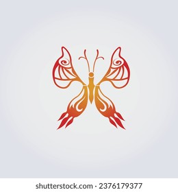 Illustration of Butterfly - Animal Insect Icon Beauty Nature Vector Design