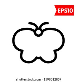 illustration of butterfly flat icon