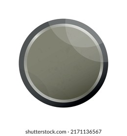 Illustration button decorating and tailoring clothes, shoes, bags.