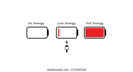 illustration of a button of energy , symbol vector