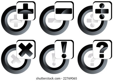 Illustration of buttons