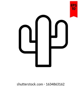 illustration of cactus flat icon