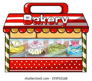 Ilustración de una torta