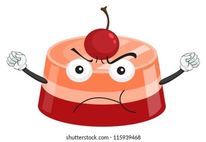 illustration of a cake on a white background