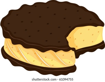 illustration of a cake on a white background