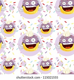 illustration of a cake slice on a white background
