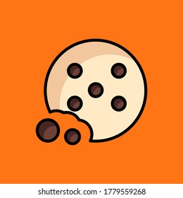 illustration of cake snack with vector file