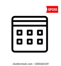 illustration of calculator flat icon