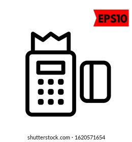 illustration of calculator flat icon
