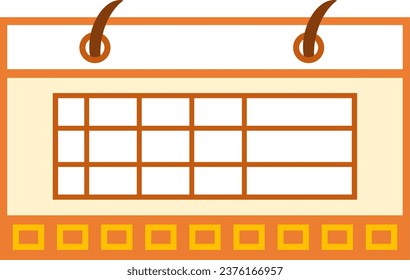 It's an illustration of the calendar