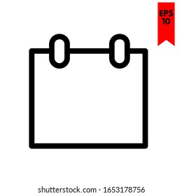 illustration of calendar flat icon