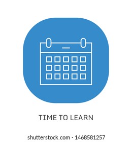 illustration of Calendar icon vector