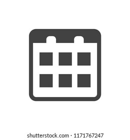 Illustration of Calendar icon. Calendar vector image for UI, web design, app design