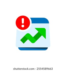 illustration of a calendar and an upward graph, representing monthly or annual report concepts. for business presentations, financial reports, data analysis visuals, and project progress tracking