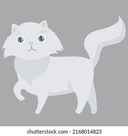 Illustration of a calico cat.