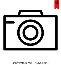 illustration of camera design icon