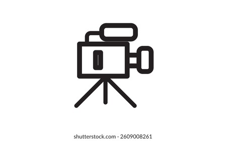 illustration of camera icon for taking video 