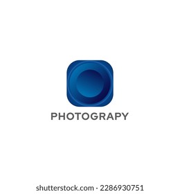 CÁMARA DE ILUSTRACIÓN. VECTOR DE DISEÑO DE ICONOS DE LOGOTIPO DE LENS CONJUNTO BUENO PARA LA CÁMARA DE APLICACIÓN, FOTO