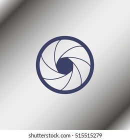 Illustration of camera shutter.