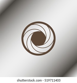Illustration of camera shutter.