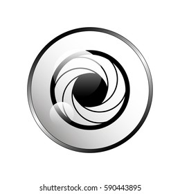 Illustration of camera shutter.