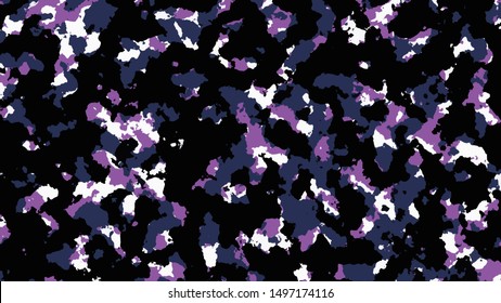 illustration camouflage vector pattern black blue purple white art gol-a-khung