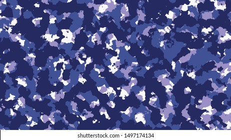 illustration camouflage vector pattern blue white art gol-a-khung