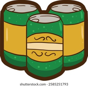 illustration of a can of beer