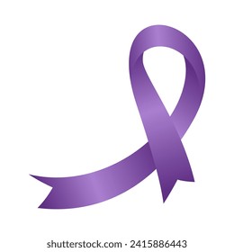 Illustration of cancer awareness ribbon