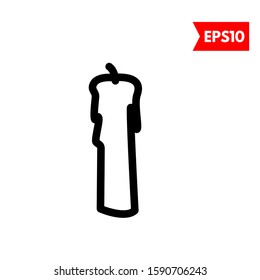 illustration of candle flat icon