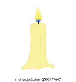 Illustration of a candle light