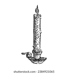 ilustración candlestick mano dibujada. mercado de gráficos, análisis de datos, esbozo vectorial de ilustración de gráfico candlestick. ilustración negra aislada