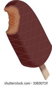Illustration of candy ice cream