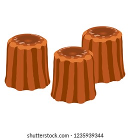 Illustration of the canele