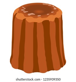 Illustration of the canele