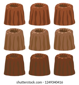 Illustration of the canele