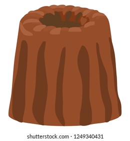 Illustration of the canele